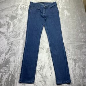 Prana Denim Jeans Slim Fit Dark Wash Stretch Casual Pants Sz 4/27 Fit 29" Grunge